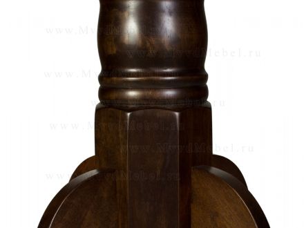 Стол классический круглый КИМ-ES-2191 коричневый - Распродажа